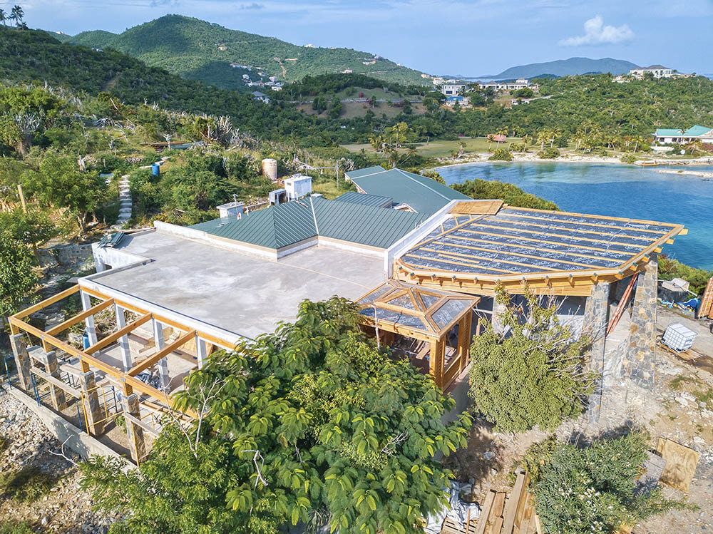 the restaurant overall close to completion