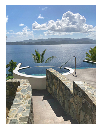 pool overlooking ocean